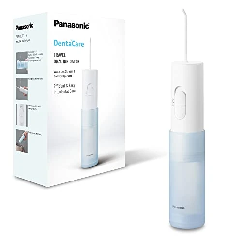 Offerta a tempo: Panasonic EW-DJ11 Idropulsore, Irrigatore Orale Facile da Usare con 2 Impostazioni di Pressione dell'Acqua, Compatto e Portatile - 37% da 54.99 € a 34.51 €