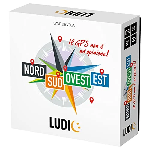 Offre limitee: Ludic Nord Sud-Ouest Est Le GPS Pas Une Opinion It53481 Jeu De Société pour La Famille pour 2-6 Joueurs Made in Italy de 8.36 EUR a 8.36 EUR (economie 0%)