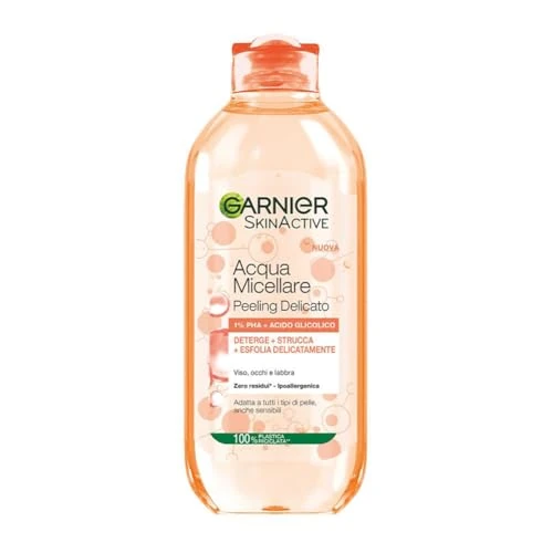 Garnier All-in-1-Micellar-Wasser, Peeling-Effekt, PHA und Glykolsäure, 400 ml