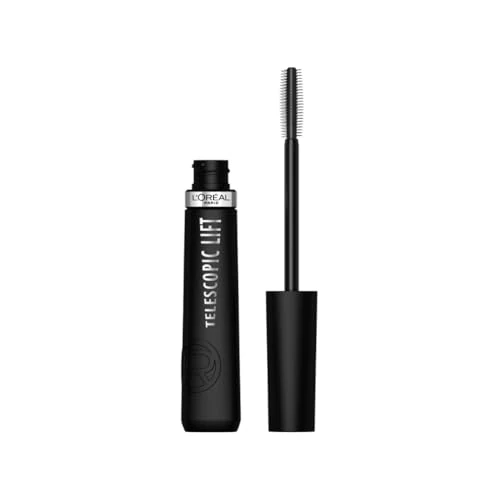 Zeitlich begrenztes Angebot: L'Oréal Paris Telescopic Lift Mascara, Langanhaltendes Lifting bis zu 36 Stunden, Sichtbar mehr Wimpernlänge, Kein Verklumpen, kein Verschmieren & kein Krümeln, Telescopic Lift, Schwarz von 14.99 € auf 8.66 € (42% Rabatt)