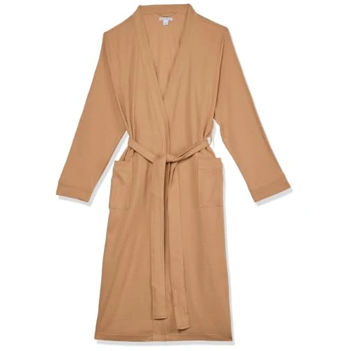 Oferta limitada: Amazon Essentials Bata Larga Ligera con Diseño Gofrado (Disponible en Tallas Grandes) Mujer, Camel Claro, XS de 27.40 € a 27.40 € (ahorro 0.00%)