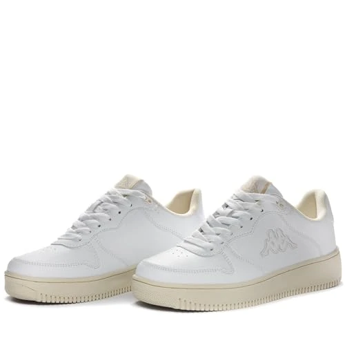 Offre limitee: Kappa Mixte Logo Maserta Chaussure de Gymnastique, A2c White White Off, 39 EU de 55.00 EUR a 55.00 EUR (economie 0%)