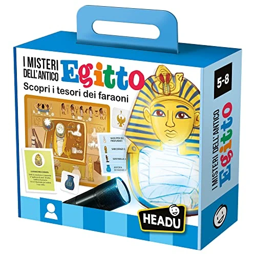 Offerta a tempo: Headu I Misteri Dell'Antico Egitto Scopri I Tesori Dei Faraoni It53719 Gioco Educativo Per Bambini 5-8 Anni Made In Italy - 50% da 15.99 € a 8.00 €