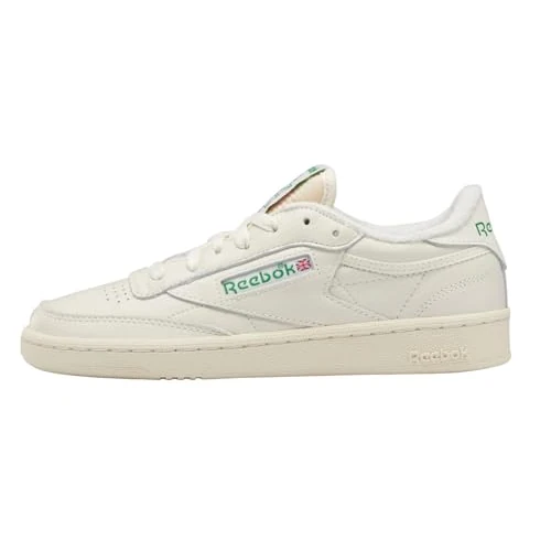 Limited-time offer: Reebok Women Club C 85 Vintage Sneaker, Chalk/Alabaster/Glen Green, 6 from 71.50 GBP to 71.50 GBP (save 0%)