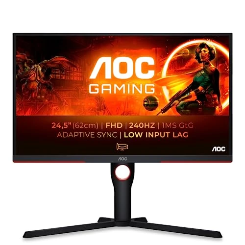 Limited offer: AOC Gaming 25G3ZM/BK - G3 Series - LED Computer Monitor, Gaming Monitor - 25" (24.5" viewable) - 1920 x 1080 Full HD (1080p) @ 240 Hz from 347.00 EUR to 347.00 EUR (save 0%)
