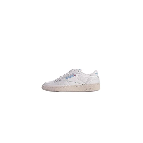 Reebok Men Club C 85 Vintage Sneaker, FTWR White/Chalk/Vector Blue, 7.5