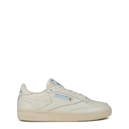 Offerta a tempo: Reebok Club C 85 Vintage, Sneaker Unisex - Adulto, Ftwwht Chalk Vecblu, 34 EU - 25% da 120.00 € a 89.99 €