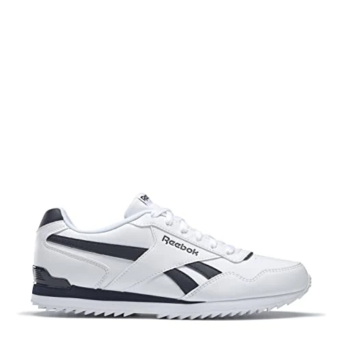 Reebok Men Glide Ripple Clip Sneaker, FTWR White/Vector Navy/FTWR White, 3