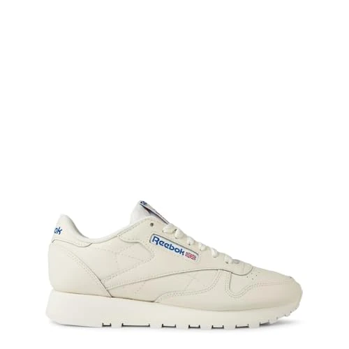Reebok Classic Leather 001, Zapatillas de Deporte Unisex adulto, Chalk Vecblu Vecred, 36 EU