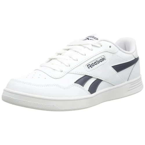 Reebok Court Advance - Scarpe da Ginnastica, Ftwr White/Ftwr White/Vector Navy,