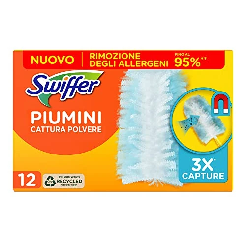 Oferta limitada: Swiffer Duster - Plumífero atrapapolvo, 12 edredones, atrapa y atrapa el polvo y la suciedad, llega a los puntos más difíciles de la casa, hasta un 95 % menos de alérgenos de 17.00 EUR a 17.00 EUR (ahorro 0%)