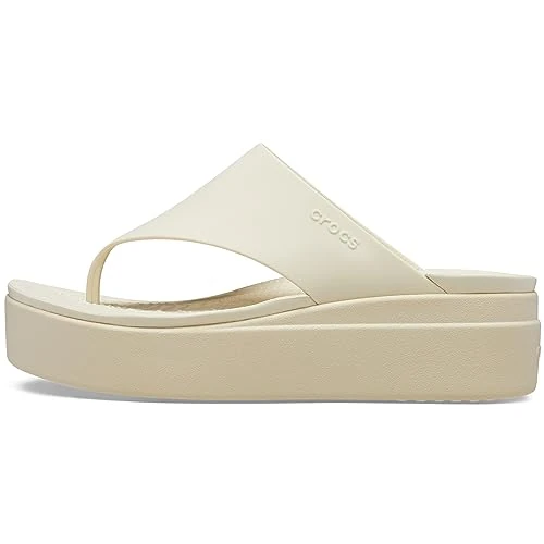 Offerta a tempo: Crocs Donna Brooklyn Flip Infradito, Bone, 38/39 EU - 40% da 54.99 € a 32.90 €