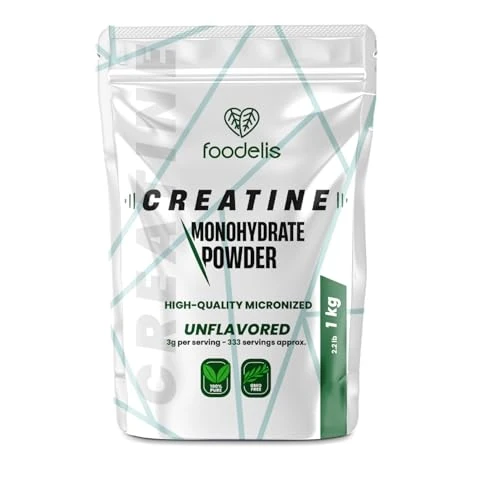 Limitiertes Angebot: Creatin Pulver 1 kg – Reines Kreatin Monohydrat mikronisiert (200 Mesh) – Ohne Zusätze – Vorrat für 166 Portionen von 21.95 EUR auf 14.40 EUR (Spare 34%)