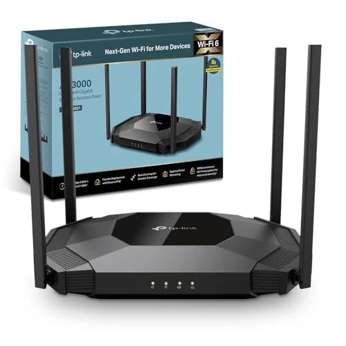 Tijdelijke aanbieding: TP-Link TL-WA3001 WiFi 6 AX3000 Wireless Gigabit Access Point | Desktop Wi-Fi Bridge | HE160 & Beamforming | Ondersteunt Multi-SSID/Client/Range Extender Mode | 4 vaste antennes | Passieve PoE Powered van 112.45 EUR naar 112.45 EUR (korting 0%)