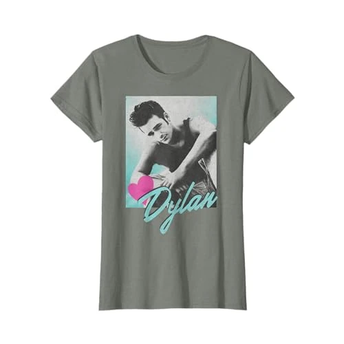 Offerta a tempo: Beverly Hills 90210 Dylan McKay Heart Portrait Maglietta - 16% da 19.99 € a 16.89 €