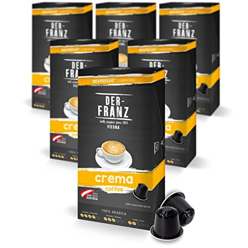 Limited-time offer: Nespresso Compatible Coffee Capsules, 6 x 10 Capsules, Crema from 11.39 GBP to 11.39 GBP (save 0%)