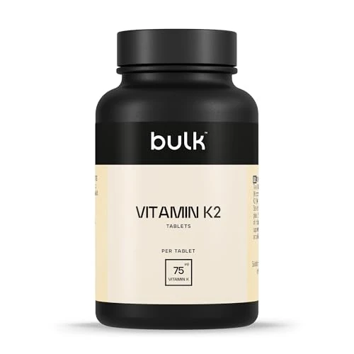 Offerta a tempo: Bulk - Vitamina K2 - 90 Compresse — 77% da 10,35 € a 2,39 €