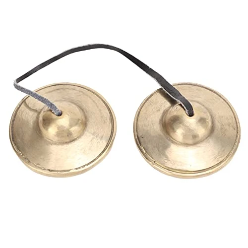 Limitiertes Angebot: Tibetische Tingsha Zimbeln Meditation Glockenspiel Glocken, 2,7 Zoll Messing Starke Klangdurchdringung Tingsha Cymbals Glocken, Leichtes Gewicht Tragbare Tingsha Zimbeln Glocken Om Mane Padme Hum von 20.55 EUR auf 12.67 EUR (Spare 38%)