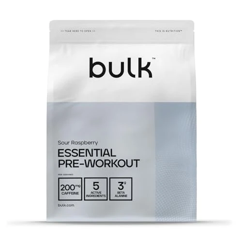 Offerta a tempo: Bulk - Essential Pre-Workout - 375Gr. — 54% da 21,81 € a 9,99 €