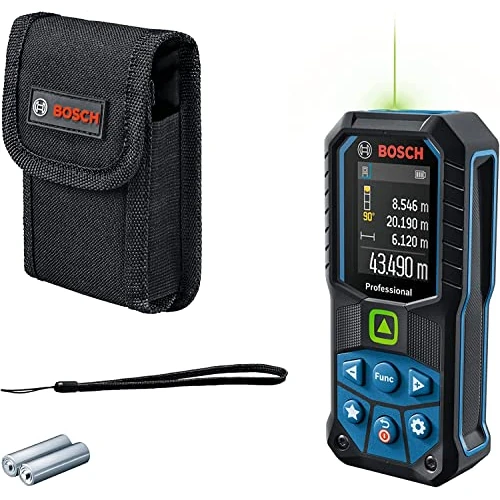Beperkte aanbieding: Bosch Professional laserafstandsmeter GLM 50-23 G (groene laser, hellingsensor, bereik: max. 50 m, robuust, IP65, ± 1,5 mm*, 2 AA-batterijen, handlus, etui) van 132.17 EUR naar 132.17 EUR (besparing 0%)