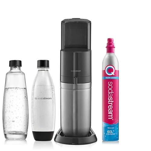 Offerta a tempo: SodaStream Acqua frizzante, creatore di Soda, Nero, Duo Kit - 21% da 129.12 € a 102.24 €