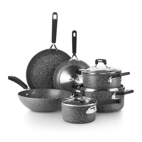 Beperkte aanbieding: KASANOVA 9-delig nieuw Petra Dark Full Induction Drumstel van 202.34 EUR naar 202.34 EUR (besparing 0%)