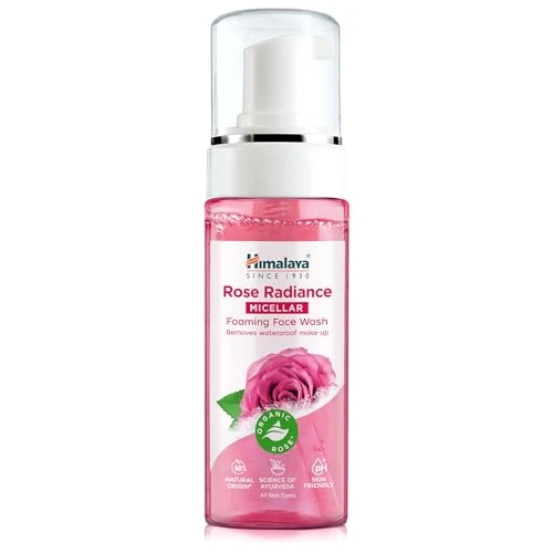 Offre limitee: Himalaya Rose Radiance Nettoyant moussant micellaire pour le visage, élimine le maquillage imperméable, 150 ml de 12.11 EUR a 12.11 EUR (economie 0%)