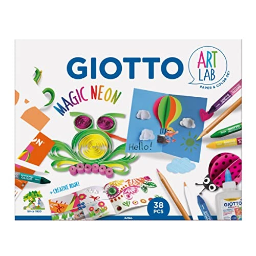 GIOTTO Art Lab: Magic Neon - Kit Creativo per Collage