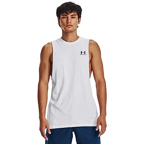 Zeitlich begrenztes Angebot: UA LEFT CHEST CUT OFF TANK von 30.00 € auf 19.10 € (36% Rabatt)
