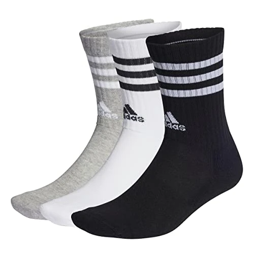 adidas 3-paski Cushioned Crew Socks 3 pary SKARPETY CREW Mixed
