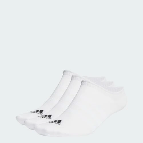 Offerta a tempo: adidas Unisex - Adulto Thin and Light No-Show Socks 3 Pairs, White / Black, 6.5-8 - 40% da 10.00 € a 6.00 €