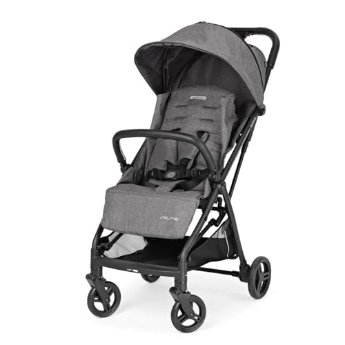 Peg Perego Selfie Lightweight Pushchair from Birth up to 22 kg (0-4 Years), Foldable and Compact, Automatic Closure, Reclining Back, Canopy UPF 50+, Quartz