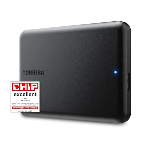 Limited offer: Toshiba Canvio Partner 2TB Portable 2.5’’ External Hard Drive, USB 3.2, Mac & Windows Compatible. Xbox, PS4, PS5 from 121.31 EUR to 100.17 EUR (save 17%)