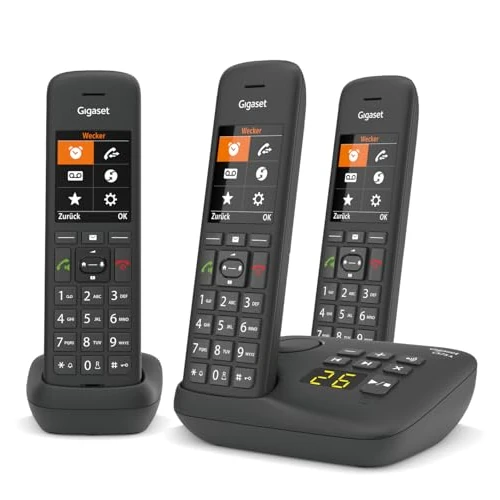 Offerta a tempo: Gigaset C575A Trio Telefono Cordless con Segreteria, Nero - 14% da 99.95 € a 85.95 €