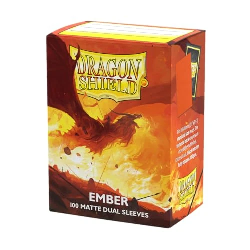 Offre limitée : Dragon Shield Dual Matte Sleeves - Ember 'Alaric, Revolution Kindler' (100 Sleeves) de 12.99 € à 12.39 € (5% de remise)