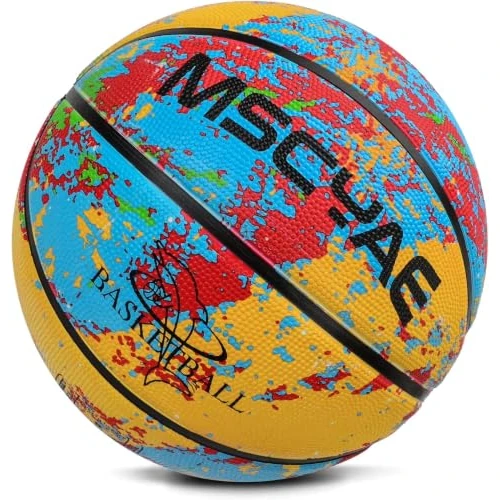 Oferta limitada: MSCYAE Balón de baloncesto tamaño 5, baloncesto para niños, mini baloncesto, tamaño 3, ideal para las manos de los niños jóvenes, goma de baloncesto al aire libre, color naranja 5 de 19.99 € a 19.99 € (ahorro 0.00%)