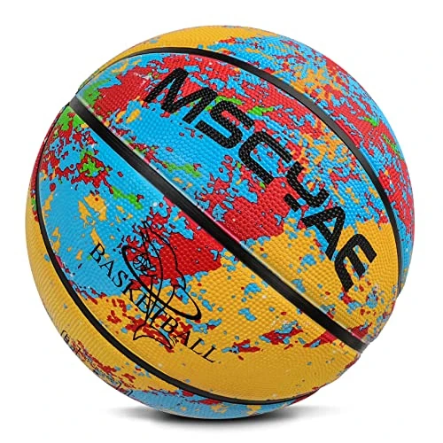 Offerta a tempo: MSCYAE Pallacanestro Taglia 3, per Bambini, Mini Pallacanestro Taglia 3, Ideale per le Mani dei Bambini, Gomma per Esterni, Arancione 3 - 30.02% da 19.99 € a 13.99 €