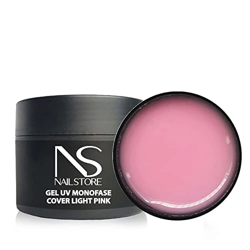 Offerta a tempo: NAILSTORE - Gel UV Led Costruttore Monofasico Cover Light Pink - media densità - autolivellante - Ideale per sfumature - facile lavorabilità – adatto per Refill e allungamento con cartina (30g) - 0.00% da 16.99 € a 16.99 €