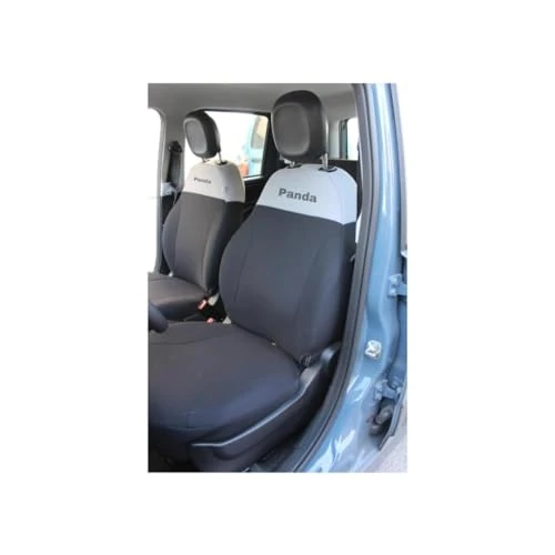Offerta a tempo: Italfodere - Accessori Auto - Coprisedili Auto Su Misura per Fiat Panda 3ª Serie 2012 in poi - Anteriori - In Cotone - Facile da Installare - Fatti a Mano - Made in Italy - Grigio e Nero - 0.00% da 56.99 € a 56.99 €