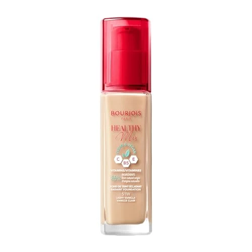 Limited offer: Bourjois Healthy Mix Clean & Vegan Foundation - 51W Light Vanilla from 16.08 EUR to 13.83 EUR (save 14%)