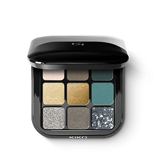 Limited offer: KIKO Milano Glamour Multi Finish Eyeshadow Palette | 9 Eyeshadows In Different Finishes from 22.00 USD to 22.00 USD (save 0%)
