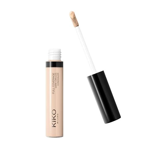 KIKO Milano Full Coverage Dark Circles Concealer 02 | Flüssig-Concealer Für Die Augenpartie Und Das Gesicht Mit Hoher Deckkraft