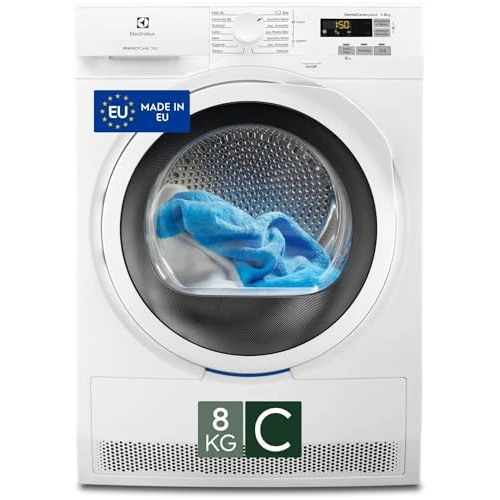 Offerta a tempo: Electrolux EW7H583W Asciugatrice Pompa di Calore 8 kg 3DSense Serie 700 - 5% da 519.00 € a 492.00 €
