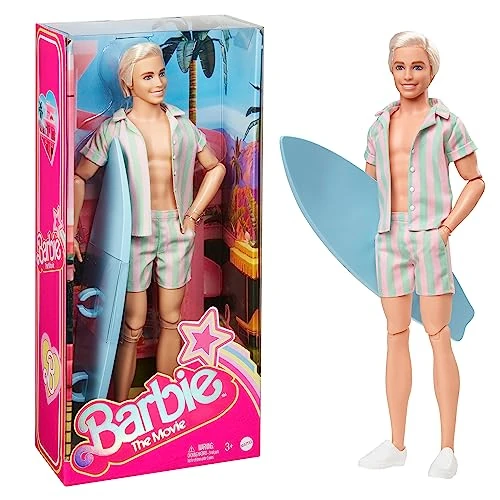 Oferta limitowana: Barbie Lalka filmowa Ryan Gosling jako Ken (surfer outfit), ‎HPJ97 z 129.89 zł na 129.89 zł (oszczędź 0.00%)