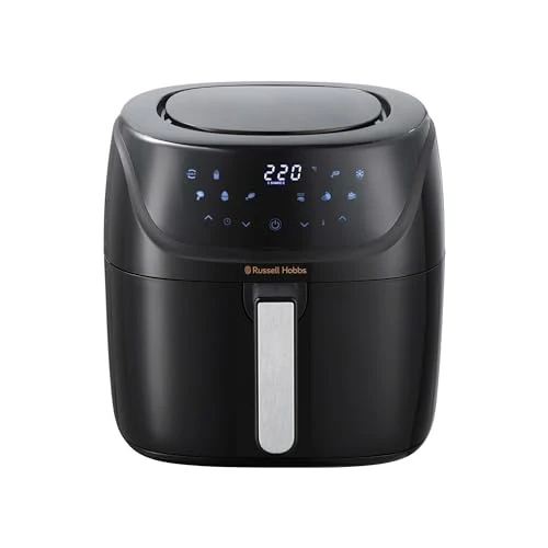 Russell Hobbs Frytkownica beztłuszczowa L 4L [7 funkcji gotowania, 10 programów] Rapid Air (można myć w zmywarce, max. 220°C, frytkownica bez oleju, grill, pieczenie, smażenie) SatisFry 27160-56