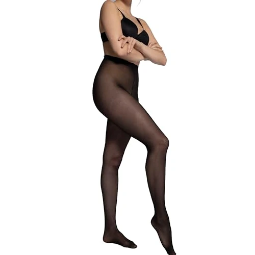 Offerta a tempo: Ulla Popken Strumpfhose, 40den, Collant Donna, Schwarz, - 10% da 6.99 € a 6.29 €