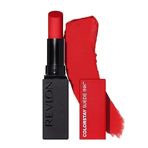 Oferta limitowana: Revlon ColorStay Suede Ink pomadka do ust, kryjąca pomadka, trwała, nieprzenoszalna formuła, wzbogacona witaminą E, wodoodporna, 015 Lip Boom, 2,55 g z 44.49 zł na 44.49 zł (oszczędź 0.00%)