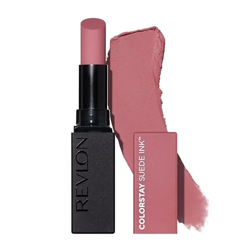 Beperkte aanbieding: Revlon, ColorStay Suede Ink™, Lipstick, Matte finish, Levendige kleur, Verzorgende & veganistische formule, Met vitamine E, N°008 That Girl, 2,55 g van 12.95 EUR naar 12.95 EUR (besparing 0%)
