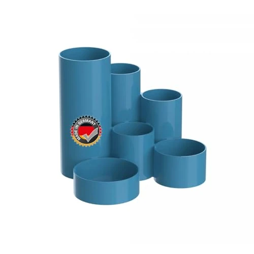 Zeitlich begrenztes Angebot: MAUL Stiftehalter blau MAULtubo 6 Fächer stabiler Büro Organizer von 3.92 € auf 3.92 € (0.00% Rabatt)