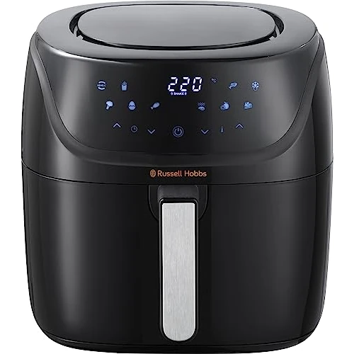 Limited offer: Russell Hobbs Air fryer XXL 8l [7-in-1 Multicooker, 10 Programmes] Oil-free Deep Fryer with Rapid Air (Cooked Grill, Roast & More, Touch, Temperature Control, Dishwasher) Airfryer 27170-56 from 119.99 EUR to 79.54 EUR (save 34%)